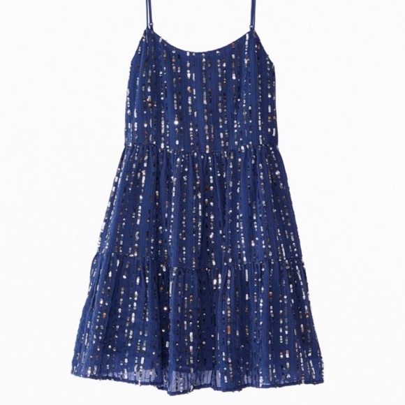UO Babydoll Sequin Dress - Picture 3 of 5